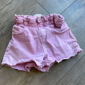Distressed Zara cutoff shorts